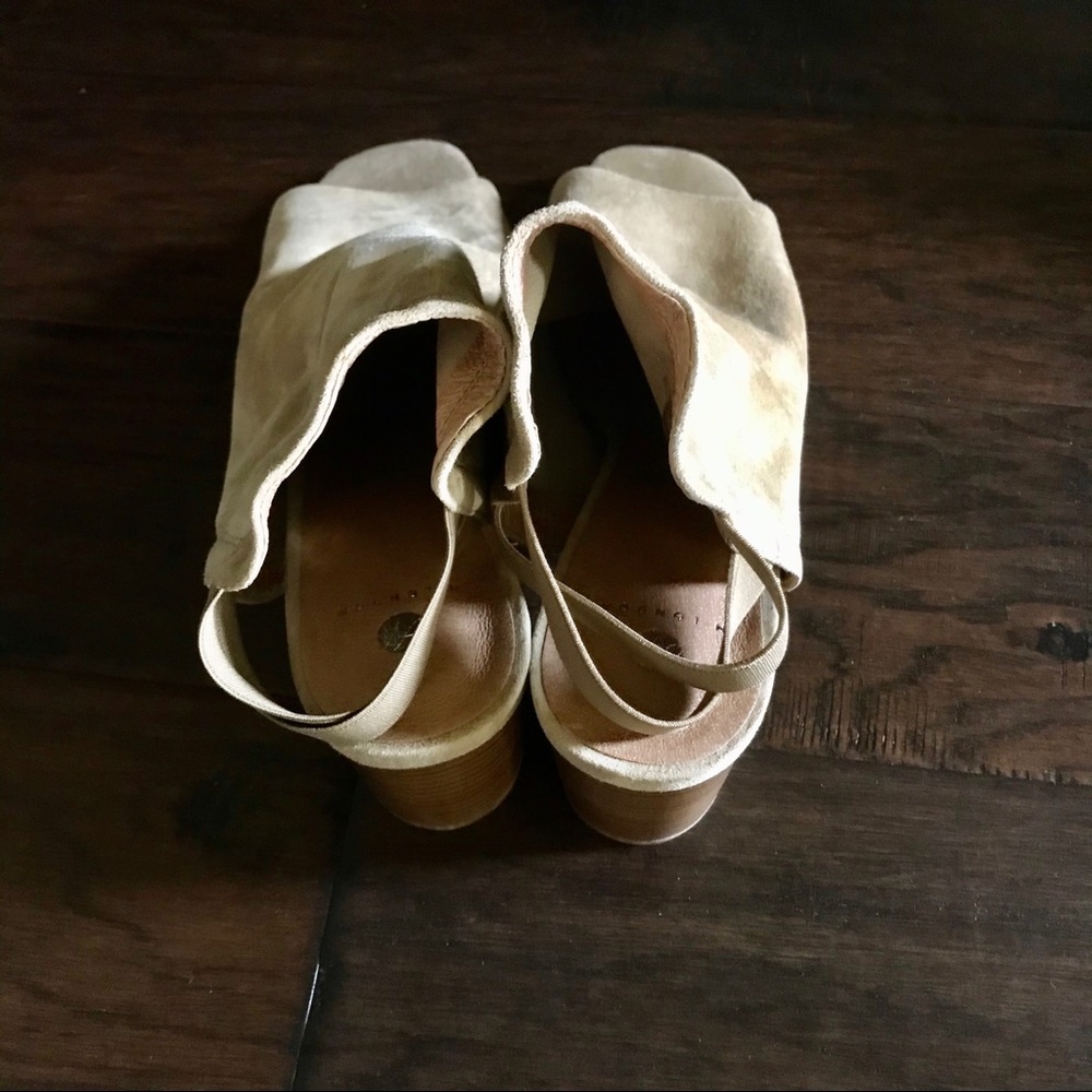 H By Hudson Soft Suede Stack Heel Slides - image 6